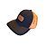 BONÉ WEST BARN PRETO COM LARANJA LG COURO - Imagem 1