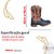 BOTA GOYAZES DE CABEÇA DRY FIT DE COURO PRETO - Imagem 2