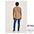 CAMISA 29245C TXC XADREZ M/C BOLSO BEGE - Imagem 7