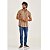 CAMISA 29245C TXC XADREZ M/C BOLSO BEGE - Imagem 1