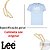 CAMISETA LEE 5447L AZUL CLARO - Imagem 2