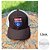 BONÉ CLASSIC MARROM LOGO VERM. E AZUL - Imagem 2