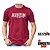 CAMISETA AUSTIN VINHO C/ DOURADO - Imagem 3