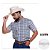 CAMISA AUSTIN MC VERDE C/ MARROM - Imagem 2
