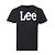 CAMISETA LEE 5027L PRETO C/ LEE BRANCO - Imagem 1
