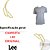 CAMISETA LEE 5457L AZUL - Imagem 2