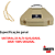 CAIXA P/CHAPEU ARIAT A0150308 BEGE - Imagem 2
