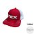 BONÉ TEX VERMELHO LOGO BRANCO - Imagem 3
