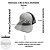 BONÉ TEX CINZA LOGO PRETO C/BRANCO - Imagem 4