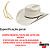 CHAPEU RESISTOL PALHA 20X USTRC BIG MONEY - Imagem 2