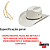 CHAPEU RESISTOL PALHA 20X METCALF - Imagem 2