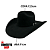 CHAPEU RESISTOL FELTRO 20X BLACK GOLD - Imagem 10