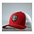 BONÉ TEX VERMELHO LOGO PRETO - Imagem 1