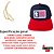 BONÉ CLASSIC AZUL LOGO USA EQUINE - Imagem 3