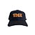 BONÉ TOMAHAWK PRETO LOGO LARANJA - Imagem 1