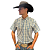 CAMISA M/C AUSTIN AZUL XADREZ - Imagem 1