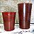 Kit 2 Vasos Cone Liso Premium (2-3) com prato - Imagem 1