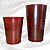 Kit 2 Vasos Cone Liso Premium (2-3) com prato - Imagem 2