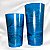 Kit 2 Vasos Cone Liso Premium 3 e 4 com pratos - Imagem 2