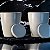 kit 2 Vasos de Polietileno Espelhado Paris n1 (com prato) - Imagem 3