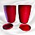kit 2 Vasos de Polietileno Redondo Escovado N2(com pratos) - Imagem 10