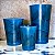 Kit 3 Vasos Cone Liso Premium (1-2-3) com prato - Imagem 1