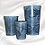 Kit 3 Vasos Cone Liso Premium (1-2-3) com prato - Imagem 3