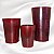 Kit 3 Vasos Cone Liso Premium (1-2-3) com prato - Imagem 5