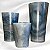 Kit 3 Vasos Cone Liso Premium (2-3-4) com prato - Imagem 3