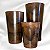 Kit 3 Vasos Cone Liso Premium (2-3-4) com prato - Imagem 4