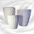 Kit 3 Vasos de Polietileno Diamante Redondo (P-M-G) - Imagem 4