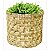 Vaso Cachepot de palha de taboa N4 30x30 - Imagem 2