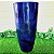 Vaso para plantas redondo polietileno estilo mármore liso brilhante M com prato - Imagem 6