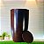 Vaso para plantas redondo polietileno estilo mármore liso brilhante P com prato coletor - Imagem 4