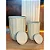 Kit com Vasos para plantas em polietileno decorativo Grego P e M - Imagem 3