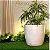 Vaso para plantas em polietileno liso bojo G com prato - Imagem 1