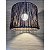 Pendente Lustre Luminária Rústica de Sisal Redonda GG 50x25 - Imagem 2