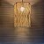 Pendente Lustre Luminária Rústica de Sisal Cilíndrica 31x21 - Imagem 2