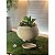 Vaso polietileno esfera para plantas  P com prato - Imagem 5