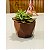 kit 2 Vasos para plantas decorativos red. diamante n1 e n2 estilo fibra de vidro - Imagem 7