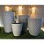 kit com 4 vasos polietileno redondo diamante P, M, G e GG - Imagem 3