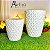 Kit 2 vasos polietileno redondo diamante para planta P e M com pratos coletor - Imagem 2
