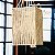 Pendente lustre quadrado G de palha de milho (cod:362) - Imagem 1