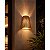 Arandela Cone M de Palha de Milho 22x25 Decorativa Artesanal cod 371 - Imagem 4