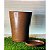 Vaso polietileno coluna redondo liso n2 com prato coletor - Imagem 3