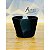 Vaso para plantas decorativos redondo torcido M estilo fibra de vidro - Imagem 2