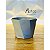 Vaso para plantas decorativos redondo torcido M estilo fibra de vidro - Imagem 5
