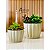 Vaso para plantas decorativo rendondo ondulado n2 estilo fibra de vidro - Imagem 5