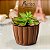 Vaso para plantas decorativo rendondo ondulado n2 estilo fibra de vidro - Imagem 1