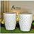 Kit com 2 Vasos polietileno redondo diamante G - Imagem 1
